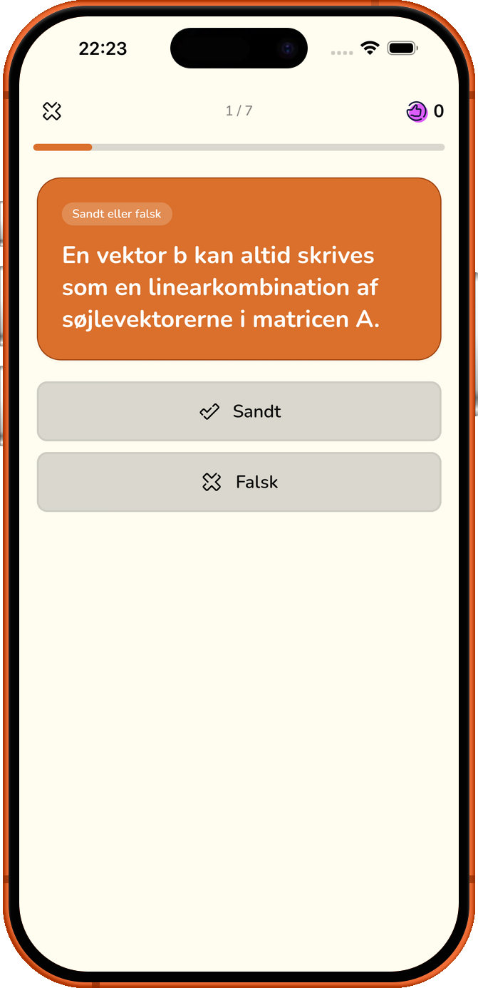 A+ før
Eksamens dag
