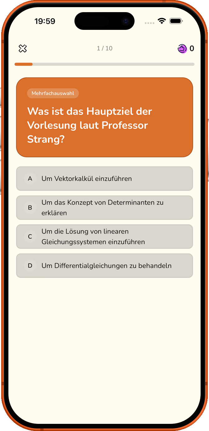 Erkenne, was du kannst.
Stärke den Rest.