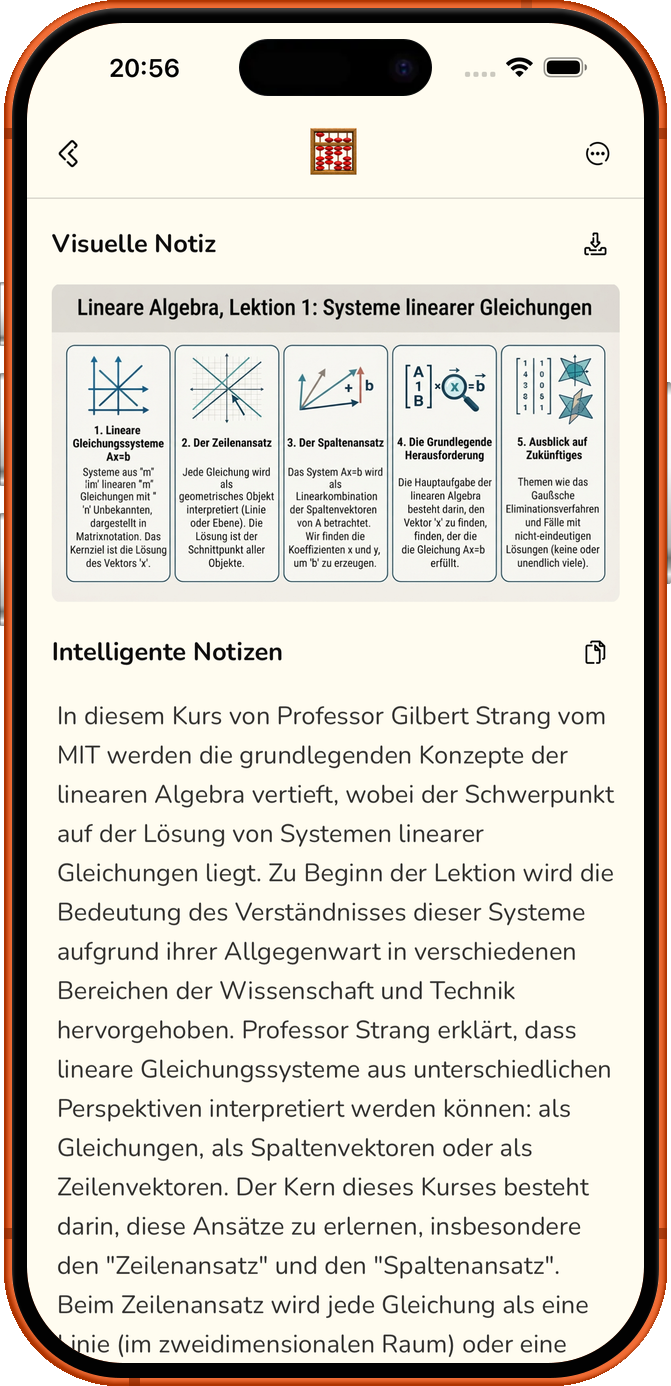 Notizen?
Lernix macht’s.