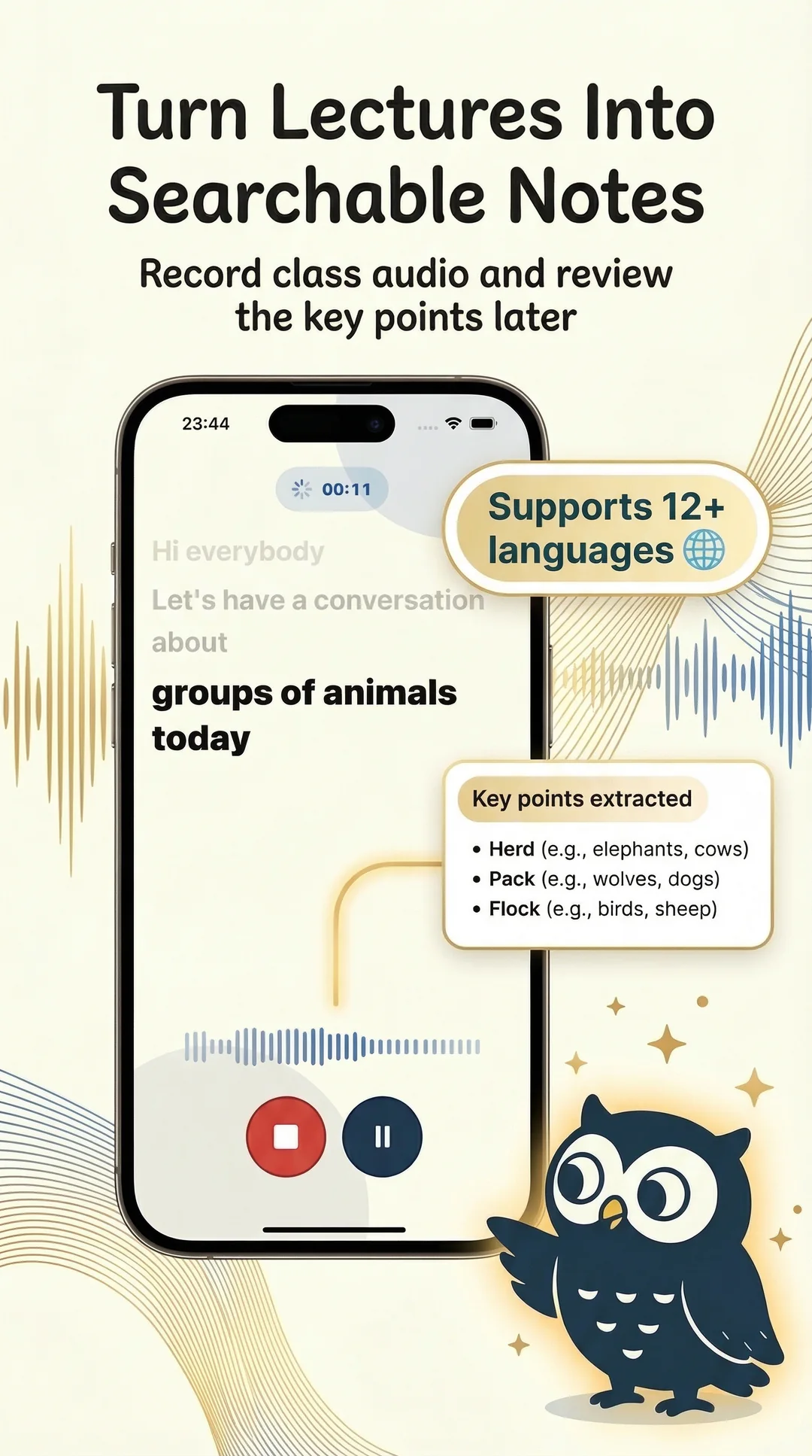 Turn Lectures Into Notes