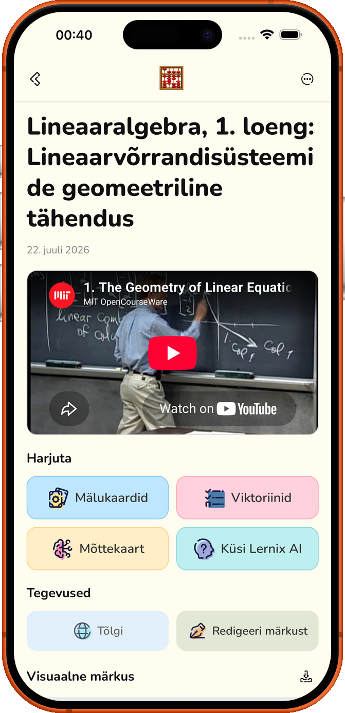 Vahele jäetud klass.
Ikka veel A+.