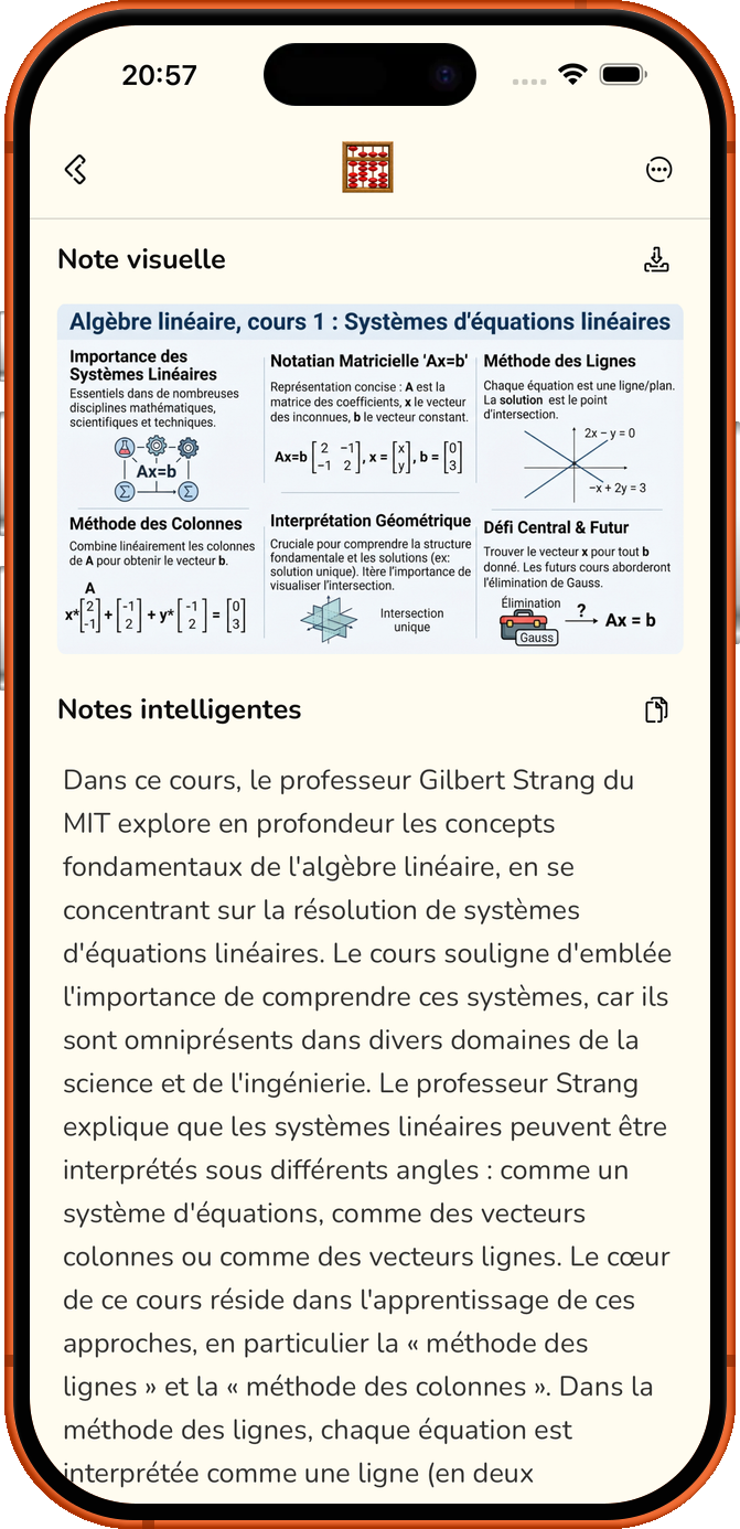 Les notes ?
Lernix s’en charge.