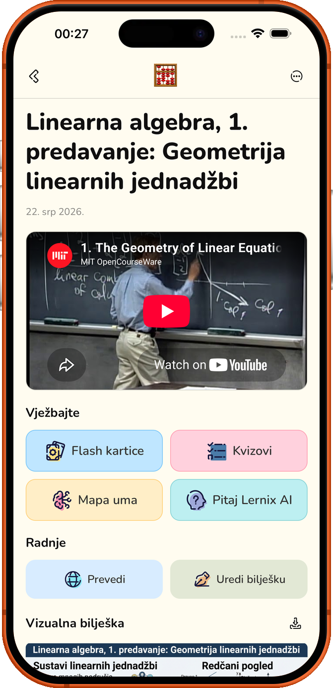 Preskočio razred.
Još uvijek imam A+.