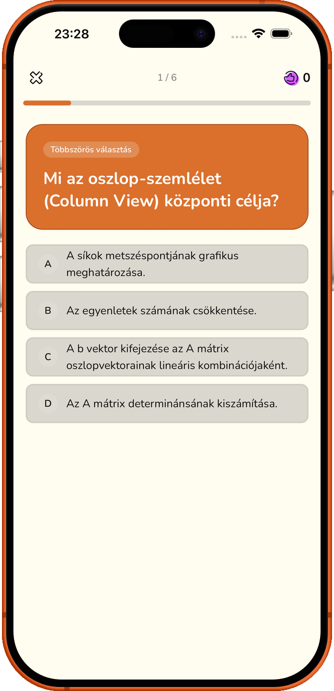 A+ előtt
Vizsganap