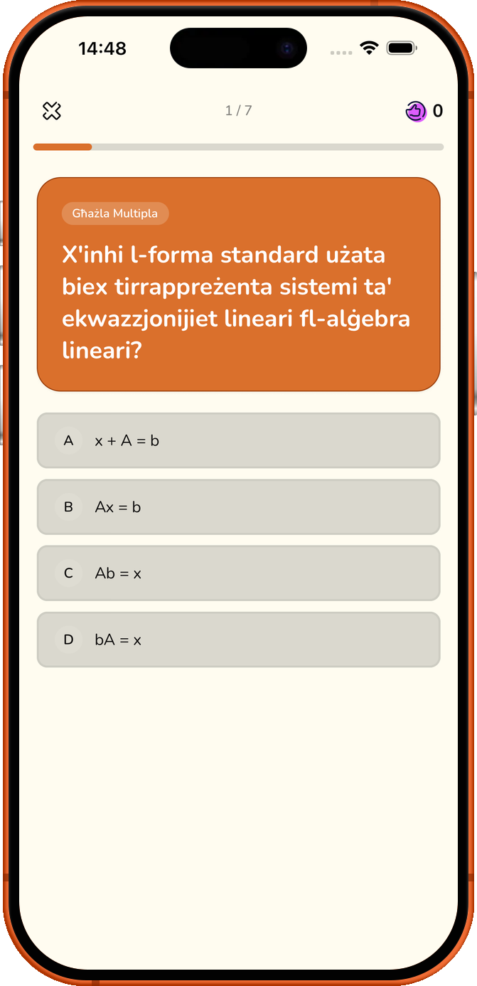 A+ Qabel
Jum l-Eżami