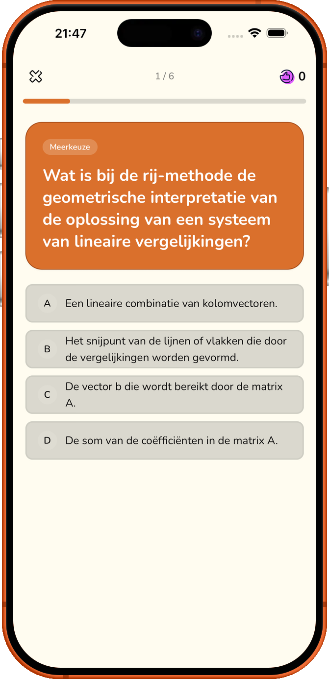 A+ Voor
Examendag