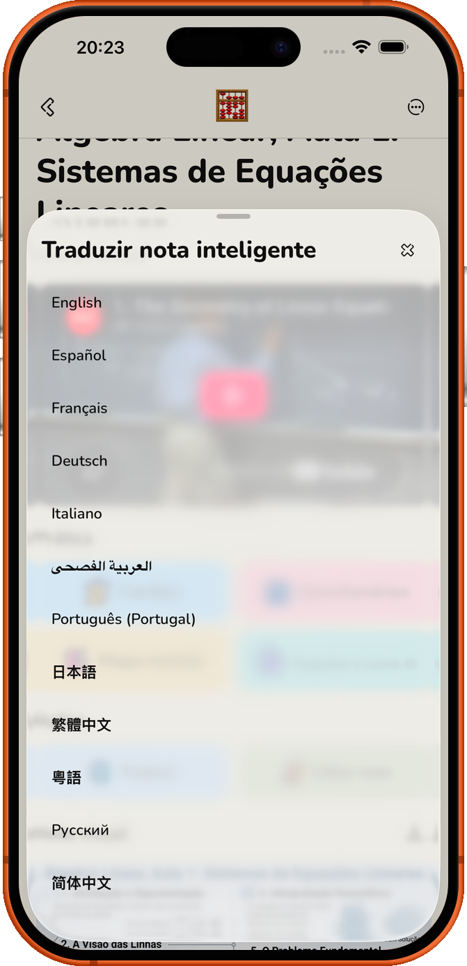 Aprenda sem
limites de idioma.