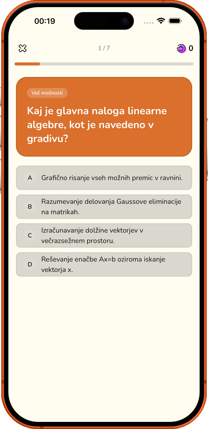 A+ Prej
Dan izpita