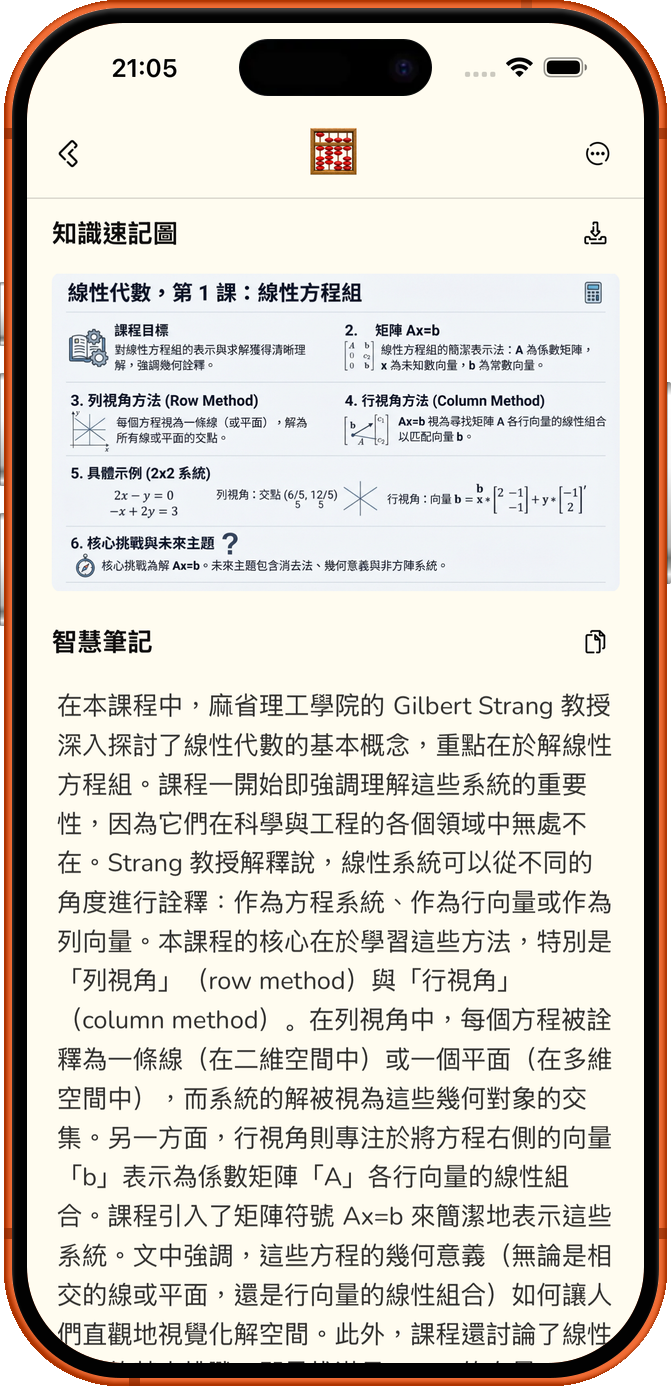 筆記?
Lernix 寫好了。